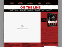 Tablet Screenshot of onthelinefilm.com